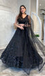 Load image into Gallery viewer, Black Slay in Style Elegant Net Lehenga Set for Special Occasions Clothsvilla