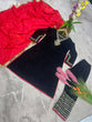 Load image into Gallery viewer, Black Stunning Designer Top, Bottom &amp; Dupatta Set with Velvet, Organza Silk ClothsVilla