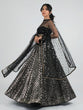 Load image into Gallery viewer, Black Stunning Georgette Lehenga Set – Effortless Elegance for Wedding Celebrations ClothsVilla