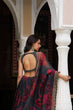Load image into Gallery viewer, Black Tabby Organza Digital Print Lehenga Choli Set with Thread &amp; Sequin Work – With Dupatta ClothsVilla