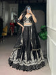 Load image into Gallery viewer, Black Threadwork Lehenga Set ClothsVilla