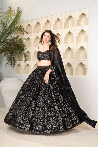 Blooming Sequin Work Lehenga Choli ClothsVilla