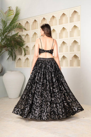 Blooming Sequin Work Lehenga Choli ClothsVilla