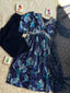 Blue Alia Side Cut-3 Pic Suit Set Elegance with a Modern Twist ClothsVilla.com