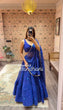 Load image into Gallery viewer, Navratri Special Blue Bandhani Print Faux Georgette Lehenga Choli Set with Dupatta – Festive Wear ClothsVilla