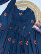 Load image into Gallery viewer, Blue Cotton Embroidered Kurti Pant Set ClothsVilla