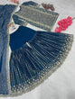 Load image into Gallery viewer, Blue Designer Attractive Sequence Work Sharara Suit Clothsvilla