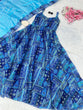 Load image into Gallery viewer, Blue Elegant Anarkali Gown with Jimmy Organza Dupatta – Ri8 Fashion Exclusive Clothsvilla