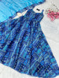 Load image into Gallery viewer, Blue Elegant Anarkali Gown with Jimmy Organza Dupatta – Ri8 Fashion Exclusive Clothsvilla