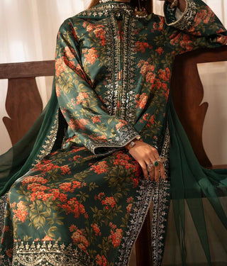 Blue Elegant French Silk Ensemble ClothsVilla