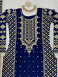 Load image into Gallery viewer, Blue Elegant Thread &amp; Sequin Embroidered Georgette Suit Set ClothsVilla