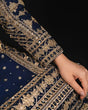 Load image into Gallery viewer, Blue Elegant Thread &amp; Sequin Embroidered Georgette Suit Set ClothsVilla