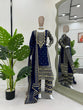 Load image into Gallery viewer, Blue Elegant Thread &amp; Sequin Embroidered Georgette Suit Set ClothsVilla