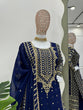 Load image into Gallery viewer, Blue Elegant Thread &amp; Sequin Embroidered Georgette Suit Set ClothsVilla