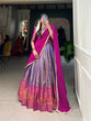 Load image into Gallery viewer, Blue Kanjivaram Lehenga Choli with Graceful Georgette Dupatta ClothsVilla
