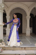 Load image into Gallery viewer, Blue Navratri Special Bandhani Kurti with Kora Cotton Frill Lehenga Set – Full Stitched ClothsVilla