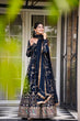 Load image into Gallery viewer, Blue Premium Faux Georgette Anarkali Gown with Dupatta ClothsVilla