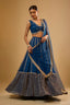 Blue Sequins & Zari Embroidered Lehenga choli ClothsVilla