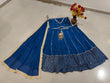 Load image into Gallery viewer, Blue Sequins &amp; Zari Embroidered Lehenga choli ClothsVilla