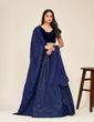 Load image into Gallery viewer, Blue Shine Bright in This Stunning Two-Tone Lehenga Set ClothsVilla
