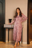 Bright Coral Maslin Kurta Set with Heavy Digital Print ClothsVilla