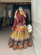 Load image into Gallery viewer, Brown Color Celebrate in Style with this Vibrant Printed Lehenga Choli Set ClothsVilla