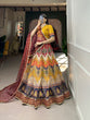 Load image into Gallery viewer, Brown Color Celebrate in Style with this Vibrant Printed Lehenga Choli Set ClothsVilla