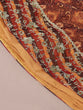 Load image into Gallery viewer, Brown Organza Floral Print and sequinse work Semi-Stitched Lehenga choli &amp; Dupatta ClothsVilla