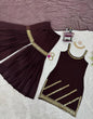 Load image into Gallery viewer, Brown Rakhi Special Elegant Sharara Set ClothsVilla