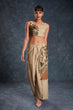 Load image into Gallery viewer, Brown Trendy Printed Linen Co-Ord Set Top &amp; Pant ClothsVilla