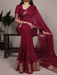 Load image into Gallery viewer, Burgundy Elegant Mass Mello Zari Weaving Saree with Matching Unstitched Blouse – Premium Party &amp; Festive Wear ClothsVilla