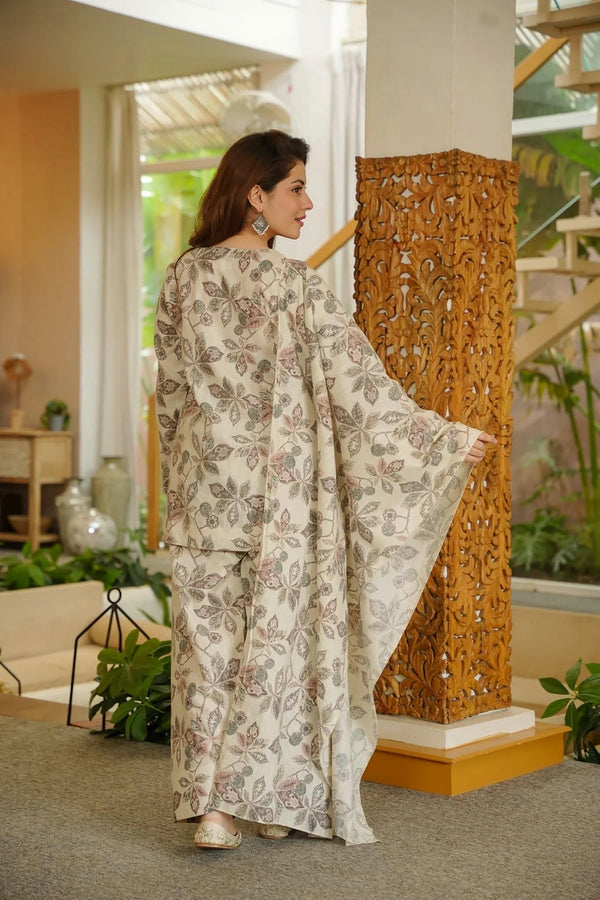 Cambric Cotton Digital Print Salwar Suit with Cotton Dupatta Clothsvilla