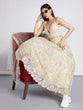 Load image into Gallery viewer, Captivating Cream Net Lehenga with Sequin &amp; Zari Embellishments ClothsVilla