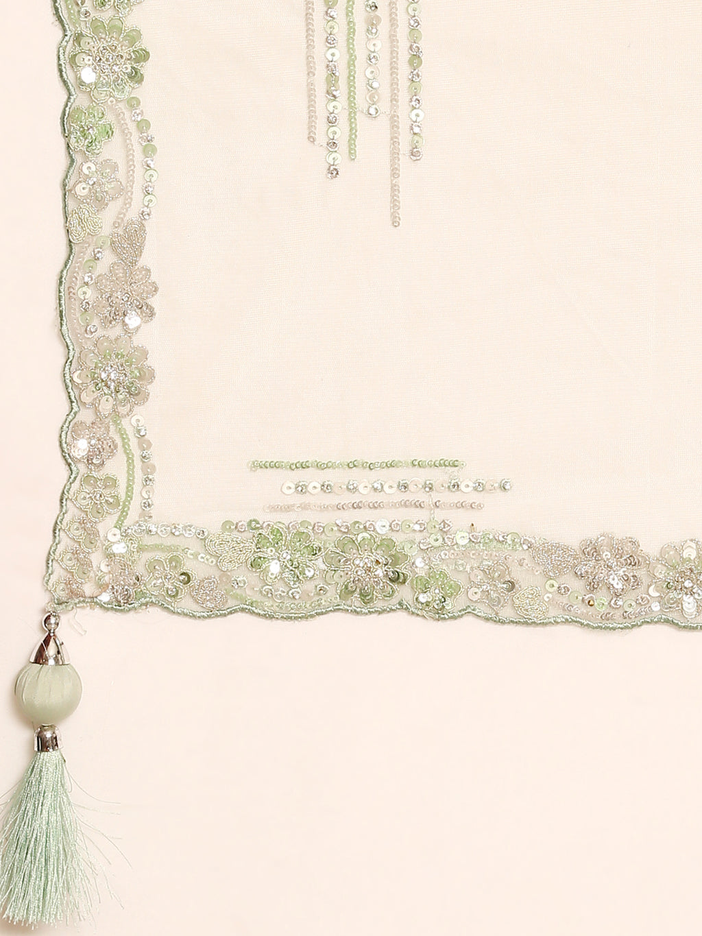 Captivating Lime Green Net Lehenga with Zari & Sequin Embroidery ClothsVilla