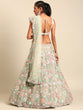 Load image into Gallery viewer, Captivating Lime Green Sequin Lehenga Choli Dupatta Set - Mesmerize with Mirrorwork and Thread Embroidery ClothsVilla