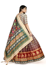 Load image into Gallery viewer, Captivating Multicolor Dola Silk Lehenga Choli - Perfect for Navratri Celebrations ClothsVilla