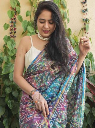 Celebrate Holi in Style with Our Vibrant Digital Print Dola Silk Sarees ClothsVilla