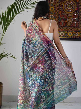 Celebrate Holi in Style with Our Vibrant Digital Print Dola Silk Sarees ClothsVilla