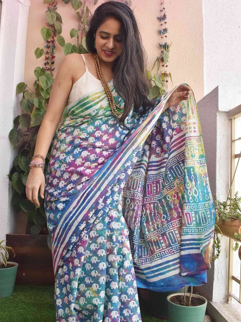 Celebrate Holi in Style with Our Vibrant Digital Print Dola Silk Sarees ClothsVilla