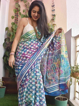 Celebrate Holi in Style with Our Vibrant Digital Print Dola Silk Sarees ClothsVilla
