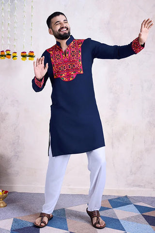 Celebrate Navratri Men's Garba New Look Kurta Style Clothsvilla
