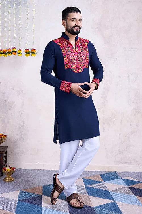 Celebrate Navratri Men's Garba New Look Kurta Style Clothsvilla