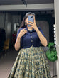 Load image into Gallery viewer, Chanderi Cotton Dress with Zari Weaving Koti