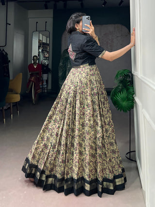 Chanderi Cotton Dress with Zari Weaving Koti