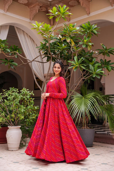 Cherry Pink Dream: 3-Piece Designer Suit with Crop Top, Palazzo Pants & Shrug ClothsVilla Main image