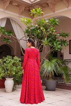 Load image into Gallery viewer, Cherry Pink Dream: 3-Piece Designer Suit with Crop Top, Palazzo Pants &amp; Shrug ClothsVilla