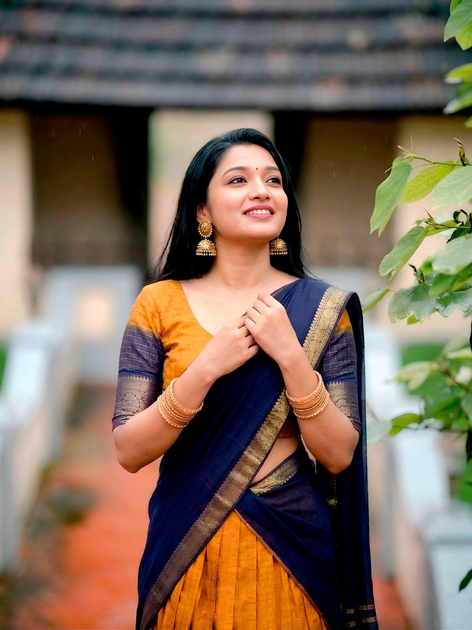 Chex Zari Weaving Lehenga Set ClothsVilla