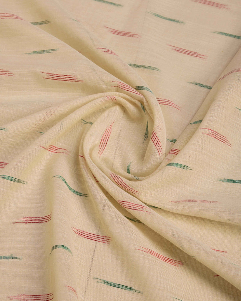 Chiku Elegant & Gold-Toned Ikat Woven Saree with Zari Border ClothsVilla