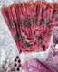 Magenta Floral Printed Organza Gown with Dupatta ClothsVilla