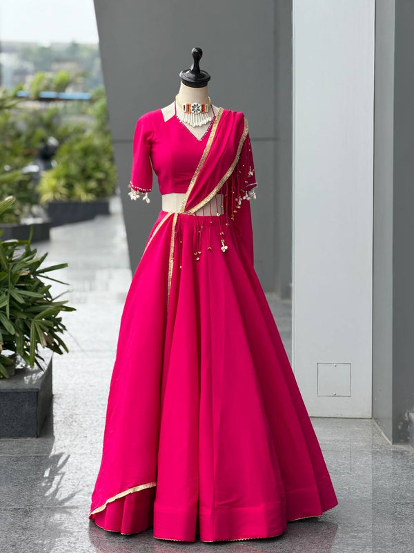 Roman Silk Mirror Kodi Work Lehenga Choli ClothsVilla